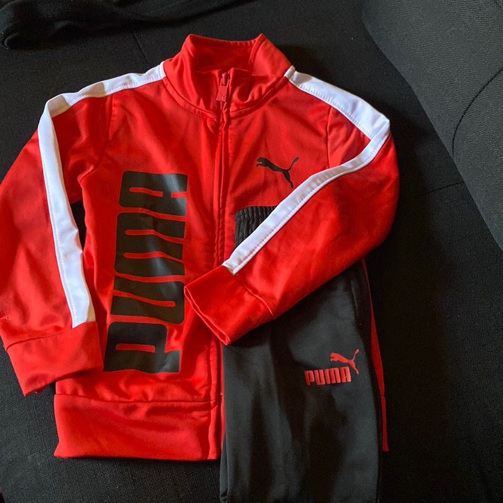 Boys Puma Sweat Set